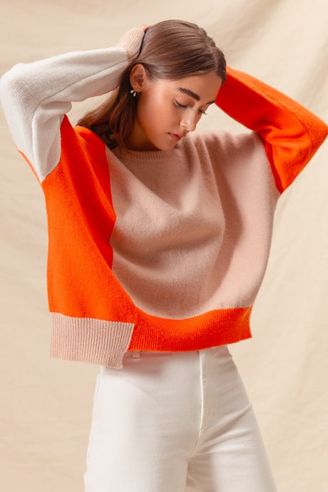 COLOUR BLOCK SWEATER