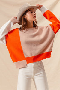 COLOUR BLOCK SWEATER