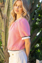 Load image into Gallery viewer, Hot Pink Short Sleeve Cute Top