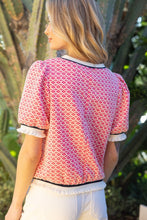 Load image into Gallery viewer, Hot Pink Short Sleeve Cute Top