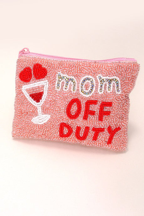 Small Beads Coin Pouch