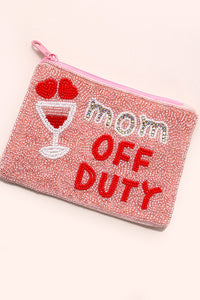 Small Beads Coin Pouch