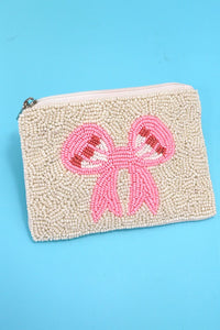 Small Beads Coin Pouch