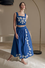 Load image into Gallery viewer, EMBROIDERED SKIRT SET