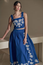 Load image into Gallery viewer, EMBROIDERED SKIRT SET