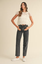 Load image into Gallery viewer, SCALLOP EMBROIDERED ORGANZA BLOUSE TOP