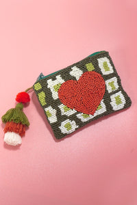 Small Beads Coin Pouch