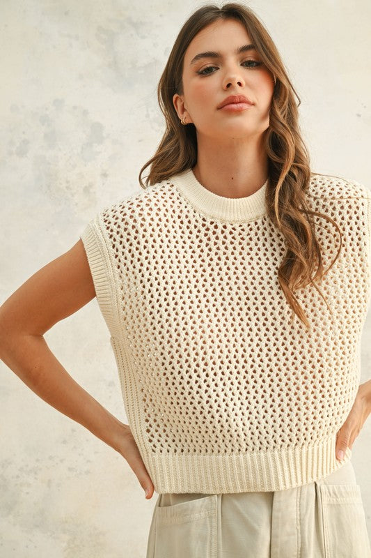 Crochet Knitted Top