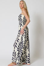 Load image into Gallery viewer, TUBE TIE FRONT CHEST SMOCKED BACK TOP JUMPSUIT