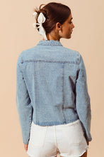 Load image into Gallery viewer, BUTTON UP DENIM JACKET