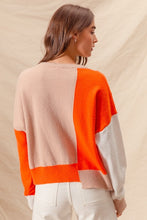 Load image into Gallery viewer, COLOUR BLOCK SWEATER