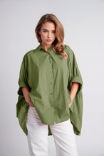 Load image into Gallery viewer, OVERSIZED BLOUSE - OLIVE