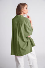Load image into Gallery viewer, OVERSIZED BLOUSE - OLIVE